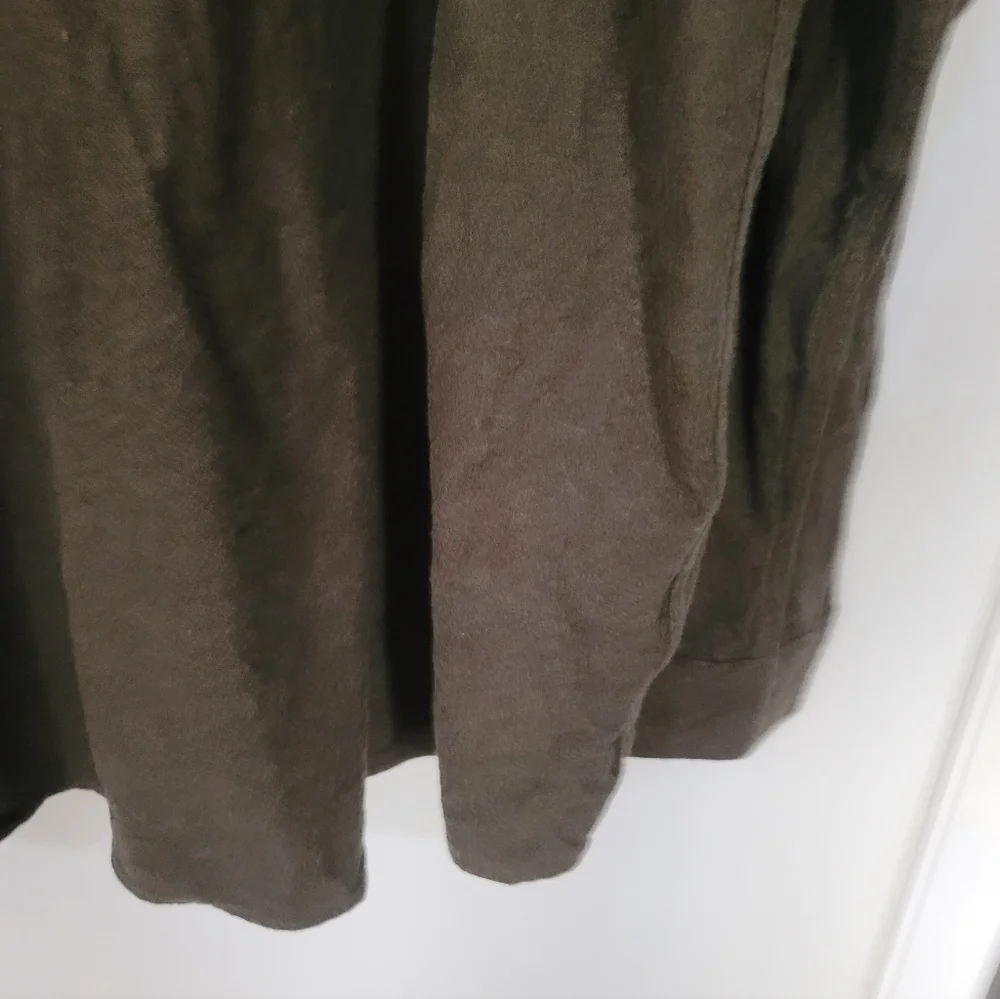 Legendary‎ Whitetails Flannel Button Down Overshirt Size XLT Green - Picture 9 of 12